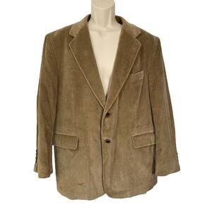Sportcoat,‎ Sharp, Fall Casual Cotton Corduroy, 2 Button, Stafford, Exc Cond 42S